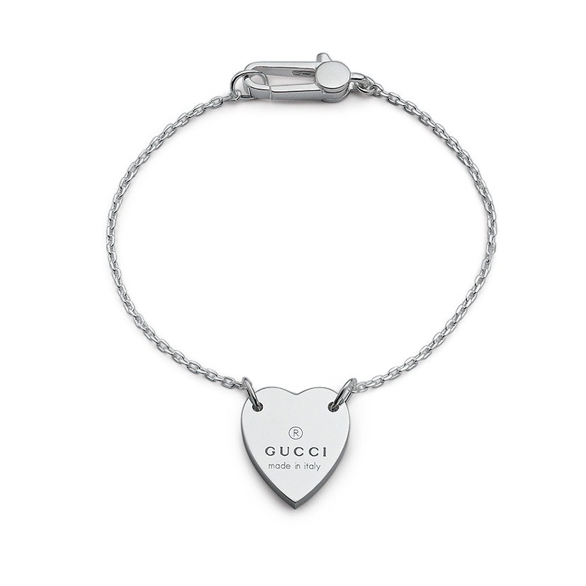 Bracciale con cuore Gucci trademark