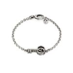 Bracciale Gucci Marmont in Argento con chiave e doppia G
