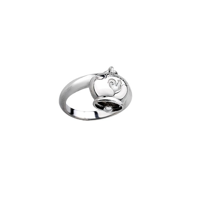 Anello con una Campanella in argento