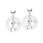 Orecchini grandi Madame Clochette in argento