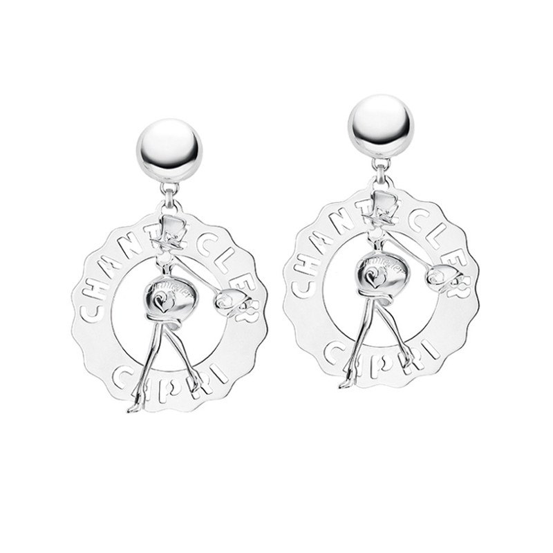 Orecchini grandi Madame Clochette in argento