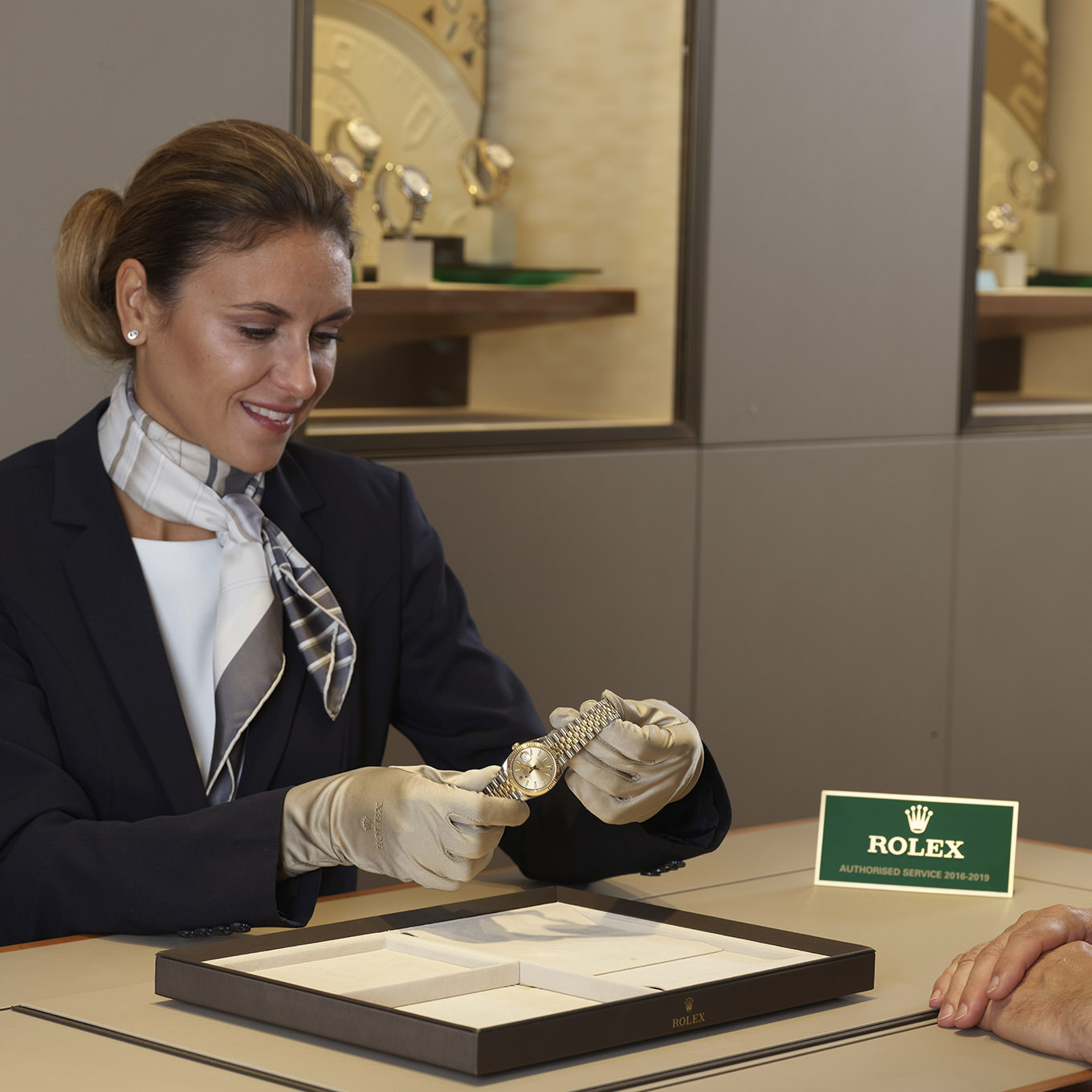 rolex servicing procedure returning the watch